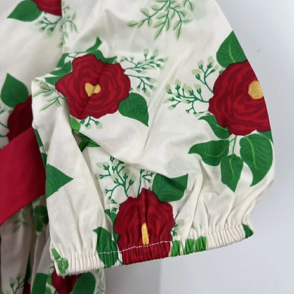Eleanor Rose Caroline Dress Christmas Roses